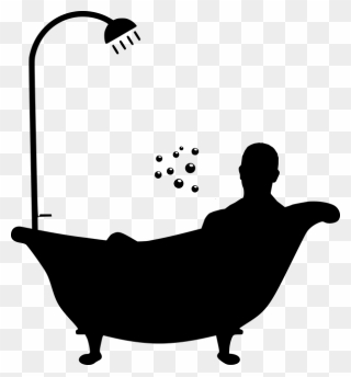 Bathtub Silhouette Clipart