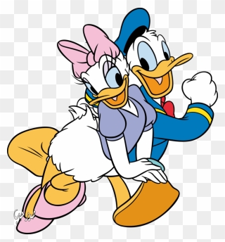 Donald Duck Png - Daisy Duck And Donald Duck Clipart