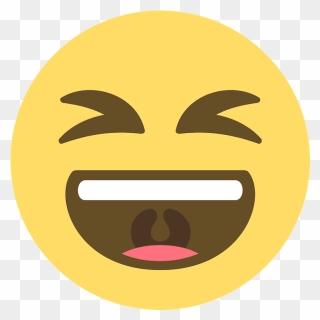 Grinning Squinting Face Emoji Clipart - Free Emojis - Png Download