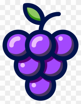 Plant,grape,purple - Purple Grapes Clipart - Png Download