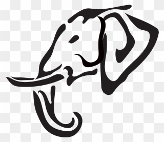 Logo Kepala Mammoth Clipart