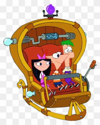 Little Diamonds Summer Camp - Phineas And Ferb Time Travel Machine Clipart