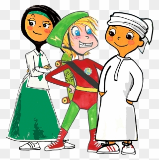 Eco Heroes Characters Clipart