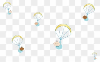 Transparent Parachute Clipart - Parachuting - Png Download
