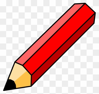 Clipart Pen Svg - Red Pencil Clipart Png Transparent Png