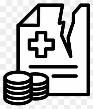 Torn Bill - Online Document Icon Clipart