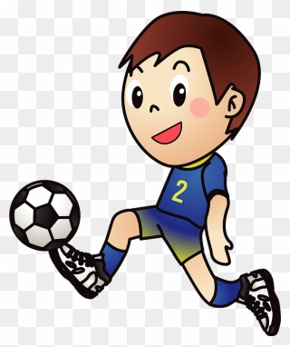 Soccer Player Sports Clipart - Playing Futsal Clipart - Png Download