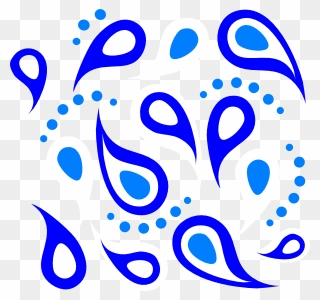 Blue Abstract Circle Pattern Clipart - Png Download