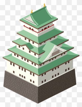 Japanese Castle Clipart - Chinese Architecture - Png Download