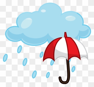 Rain Cloud Wet Season Clip Art - Rainy Clipart - Png Download