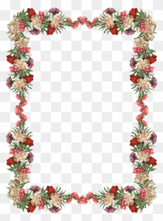 Download Free Png Flower Border Frame Clip Art Download Pinclipart