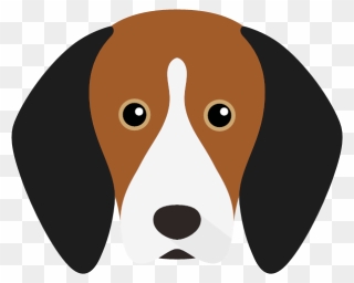 Dog Breed Beagle Puppy Clip Art Illustration - Beagle Sillouette - Png Download