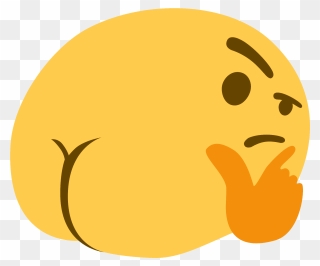 Thinking Emoji Meme , Png Download - Meme Emoji Png Clipart