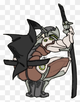 Have Some Genji Booty - Genji Gif Transparent Background Clipart
