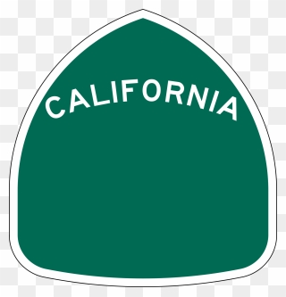 State Highway Sign Png - Blank California Road Sign Clipart