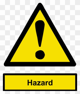 Hazard Safety Signs Scene Key Stage 1 2 Town Clipart - Signs - Png Download