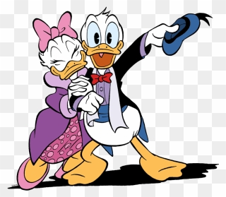 Donald And Daisy Duck Clipart - Png Download