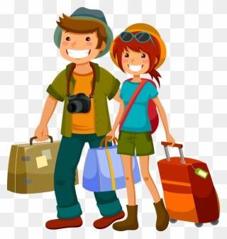 Personnages People Pinterest Belle - Happy Travellers Clipart - Png Download