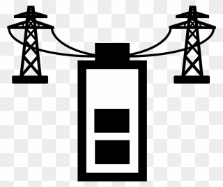 Grid Energy Storage Icon Clipart