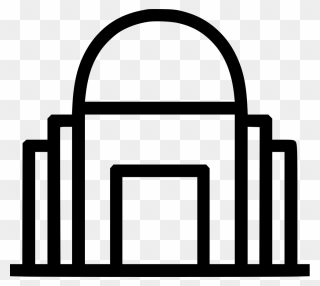 City Hall - Barbell Outline Clipart