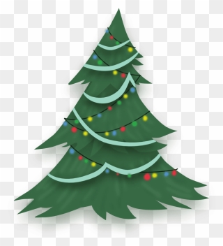 Thumb Image - Vector Christmas Tree Png Clipart