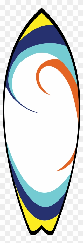 Surfboard Surfing Clip Art - Surf Board Clip Art - Png Download