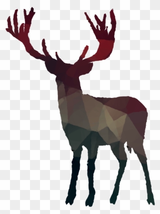 Overlays Transparent Tumblr Nature Clipart Deer Moose - Blue Deer Png