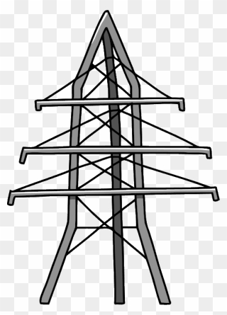 Transmission Tower Picture Free Clipart Hq - Transmission Tower - Png Download