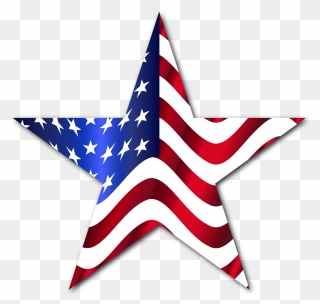 Star,flag,flag Of The United States - American Flag Star Png Clipart