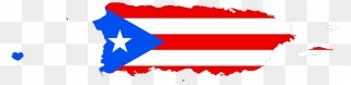 Area,line,red - Island Puerto Rico Flag Clipart