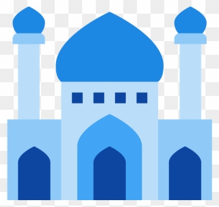 Masjid Drawing Illustration - Mosque Icon Transparent Background Clipart