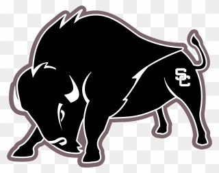 Full Bison Logo - Harding Bison Clipart