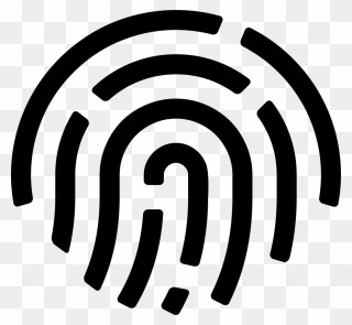 Fingerprint Svg Basketball - Fingerprint Lock Logo Clipart