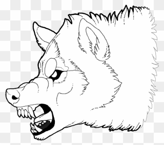 Drawing Wolfs Growl Transparent Png Clipart Free Download