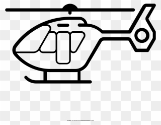 Helicopter Coloring Page - Coluring Page Of Helicopter Clipart