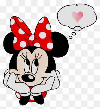 Minnie Mouse Mickey Mouse Doll The Walt Disney Company - Minnie Mouse In Love Clipart