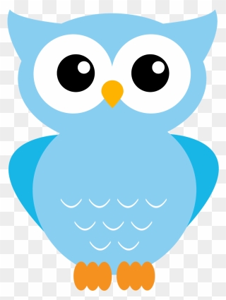28 Collection Of Blue Owl Clipart - Printable Owl - Png Download