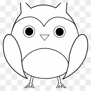 Snowy Owl Clipart Big Eye - Clip Art - Png Download