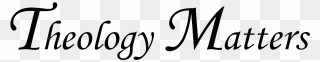 Theology Matters - Calligraphy Clipart