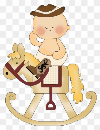 Clipart Baby Kid - Baby Cowboy Clipart - Png Download