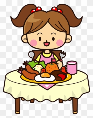 Child Girl Lunch Clipart - Sibling Brother And Sister Cartoon - Png Download