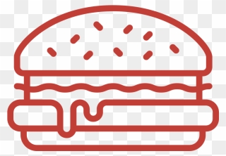 Clipart Lunch Icon , Png Download - Clip Art Burgers Png Transparent Png