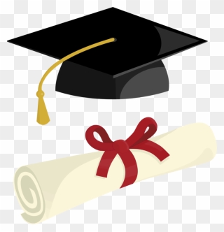Art,cap,diploma - Cap Clipart Graduation - Png Download