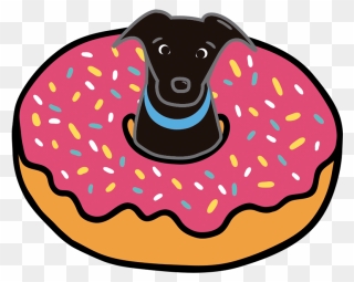 Dogs In Donuts Dogsindonuts - Dogs In Donuts Cartoon Clipart