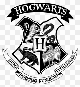 Hogwarts Harry Potter Gryffindor Hermione Granger Sorting - Harry Potter Crest Silhouette Clipart
