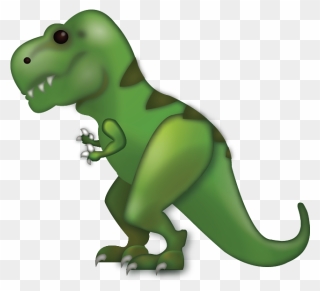 Toy Story Clipart T Rex - T Rex Iphone Emoji - Png Download