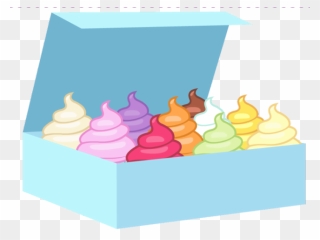 Transparent Cupcakes Clipart - Box Of Cupcakes Clipart - Png Download