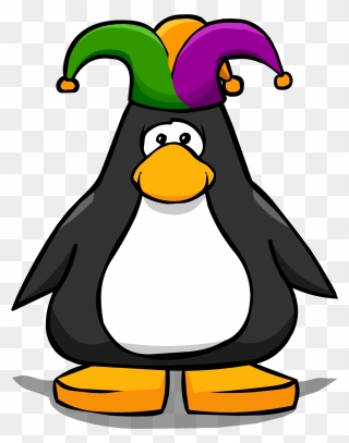Jester Png Image - Red Club Penguin Transparent Clipart