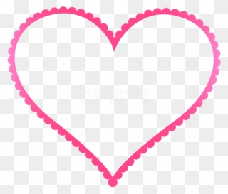 Free Png Download Pink Heart Border Frame Clipart Png - Border Pink Heart Clipart Transparent Png