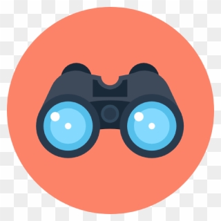 Transparent Computer Icons Png - Binoculars Icon Png Transparent Clipart